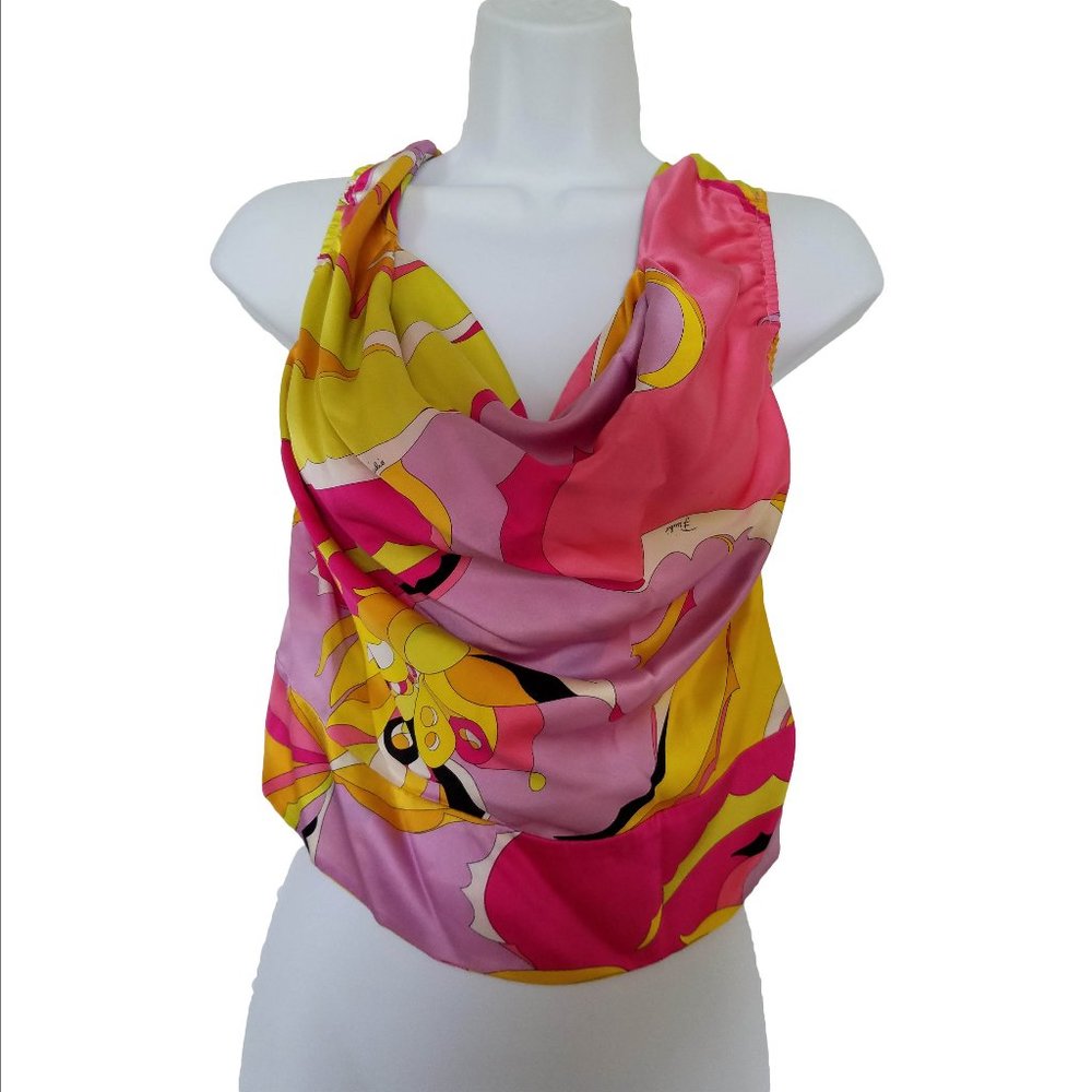 Authentic Emilio Pucci Halter Top